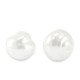 Imitation freshwater pearls 10x10mm White